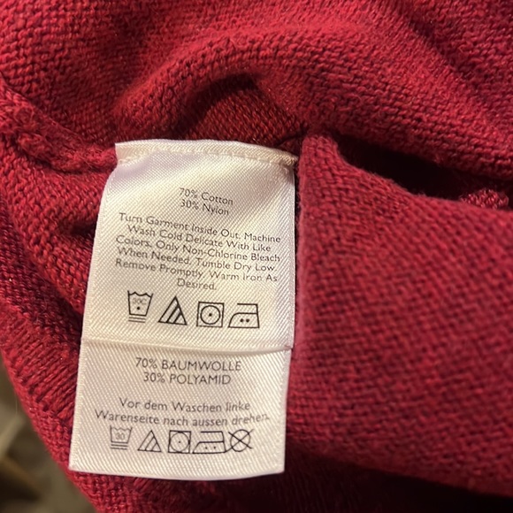 NWOT Eddie Bauer Magenta Sweater - Picture 5 of 8
